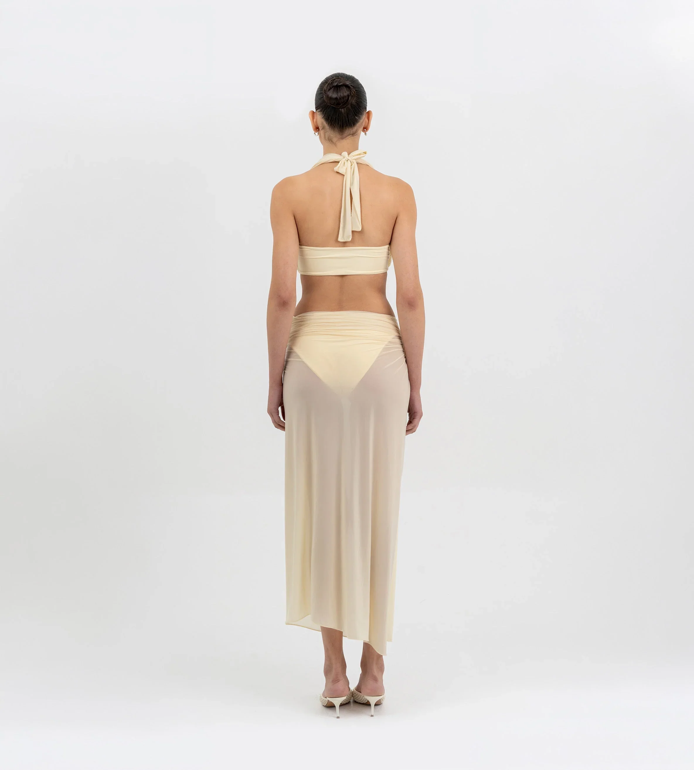 Pollera Skirt Macadamia - Image 2