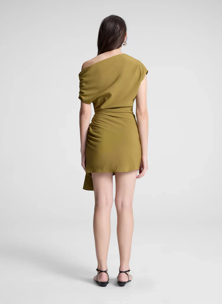 Poppy Linen Mini Dress Hazel - Image 3