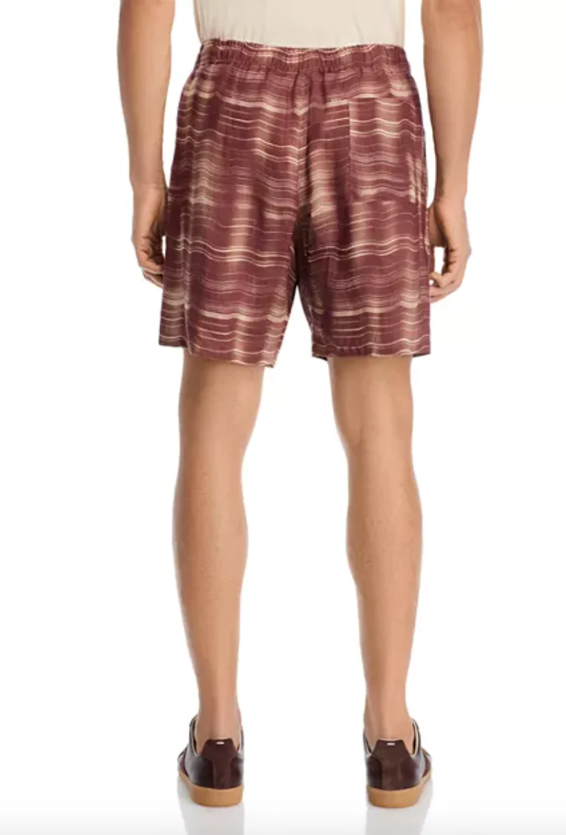 Printed Carousel Ramie Boxer Short Tobacco - Image 4