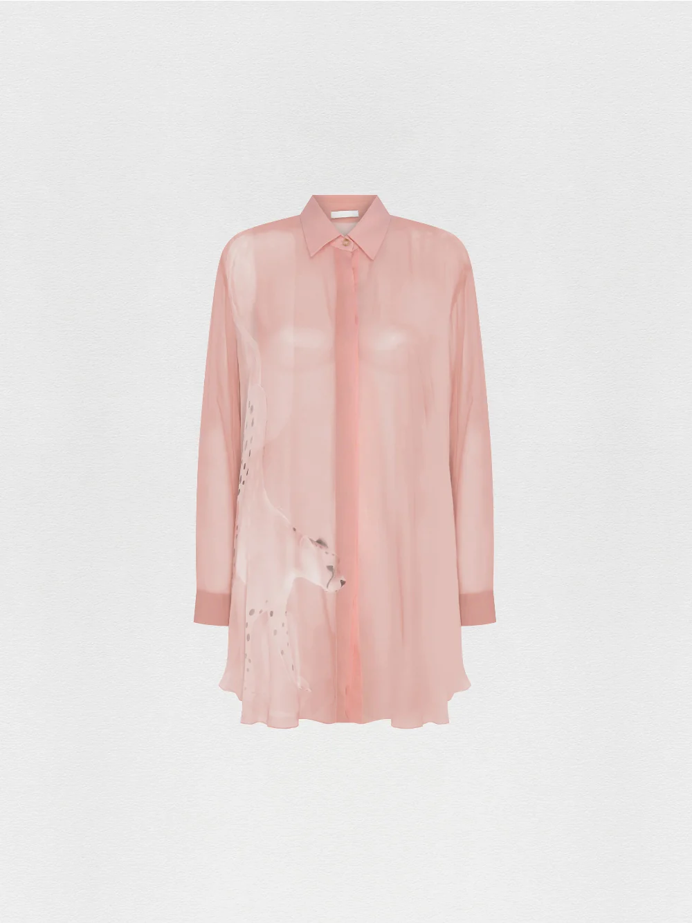 Printed Georgette Shirt - Image 3