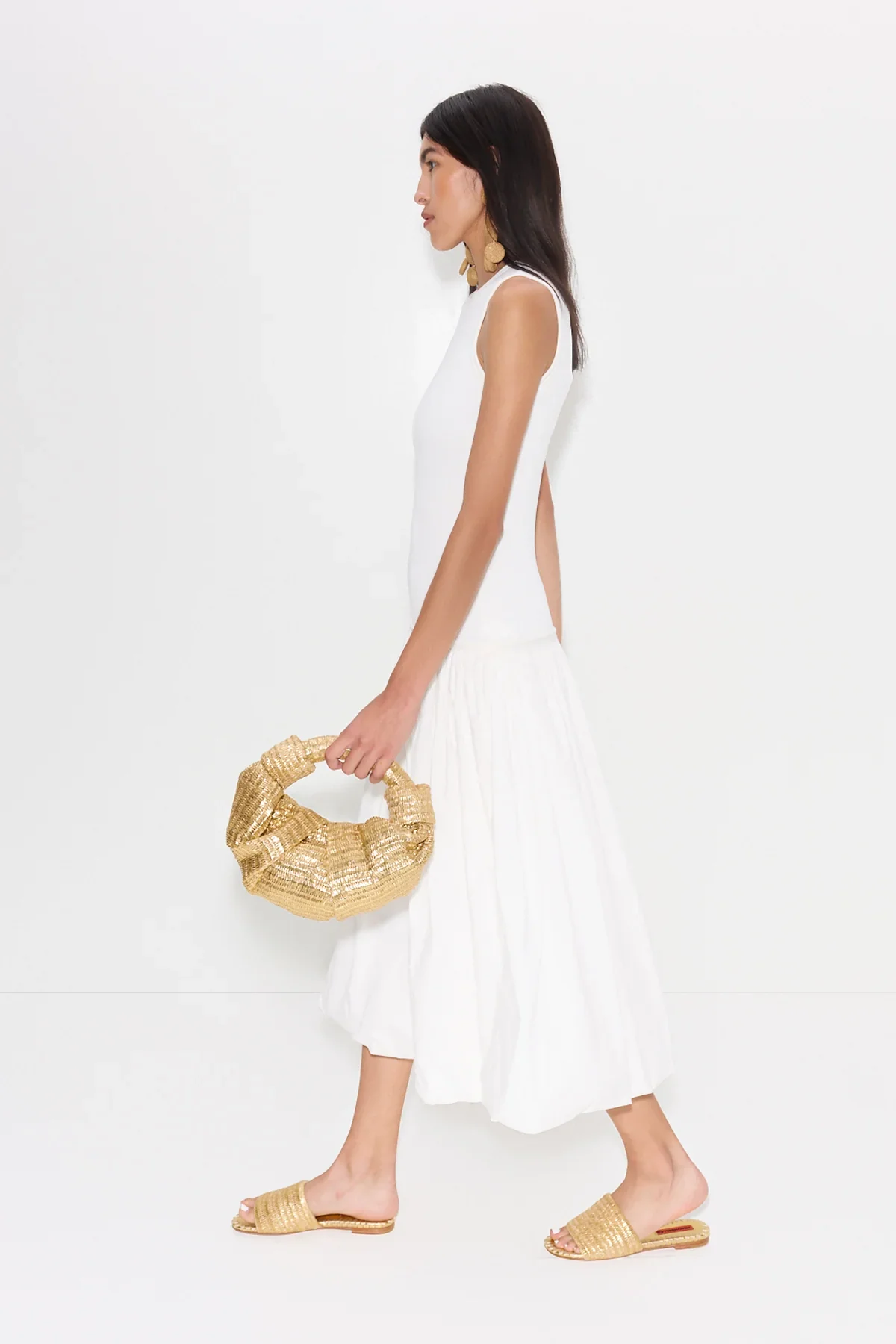 Metallic Raffia Salerno Sandal - Image 3