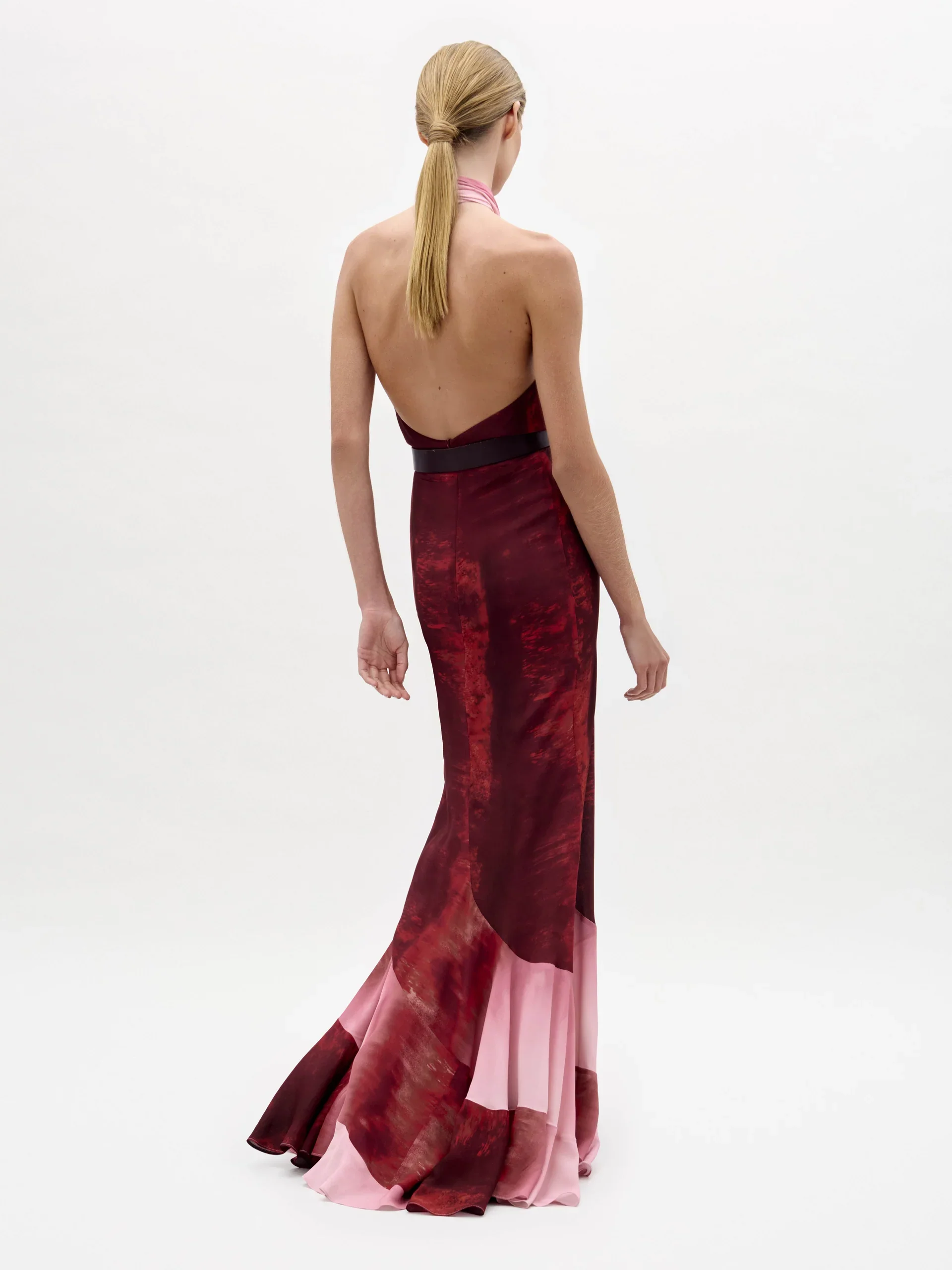 Raisa Dress Degraded Red - Image 3