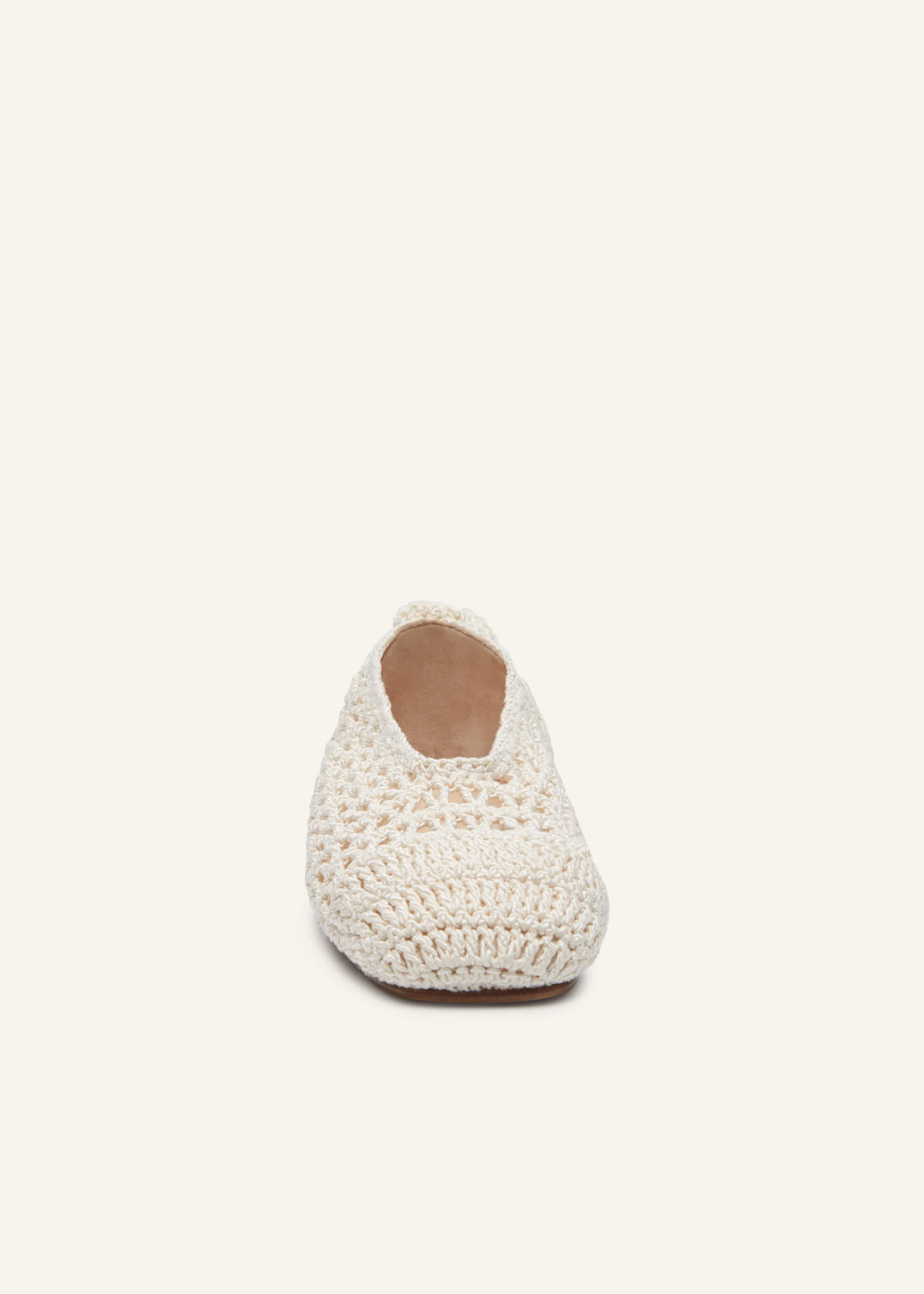 Ballet Flats Crochet Cream - Image 3