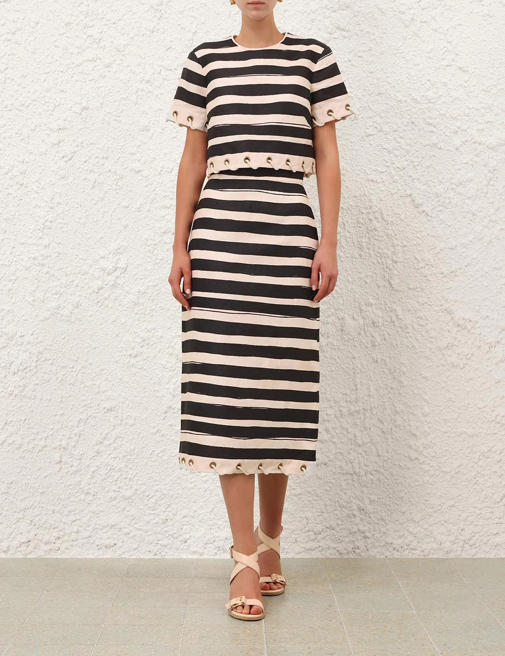 Rebellion Stripe Rope Skirt - Image 2