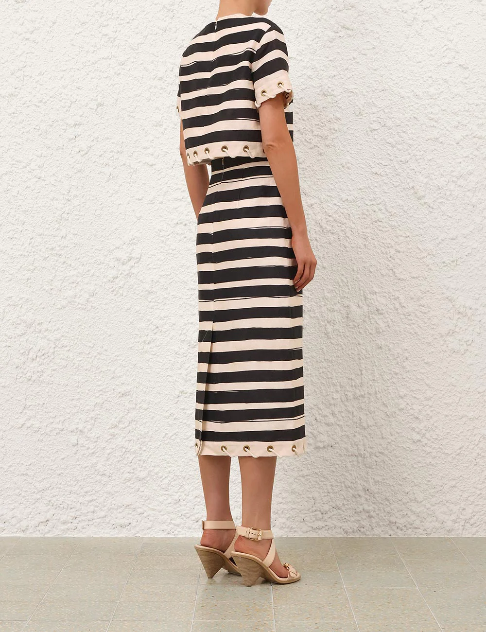 Rebellion Stripe Rope Skirt - Image 6
