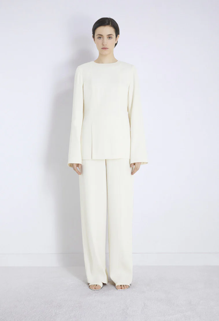Renat Wool Blend Top Ivory (Final Sale) - Image 4