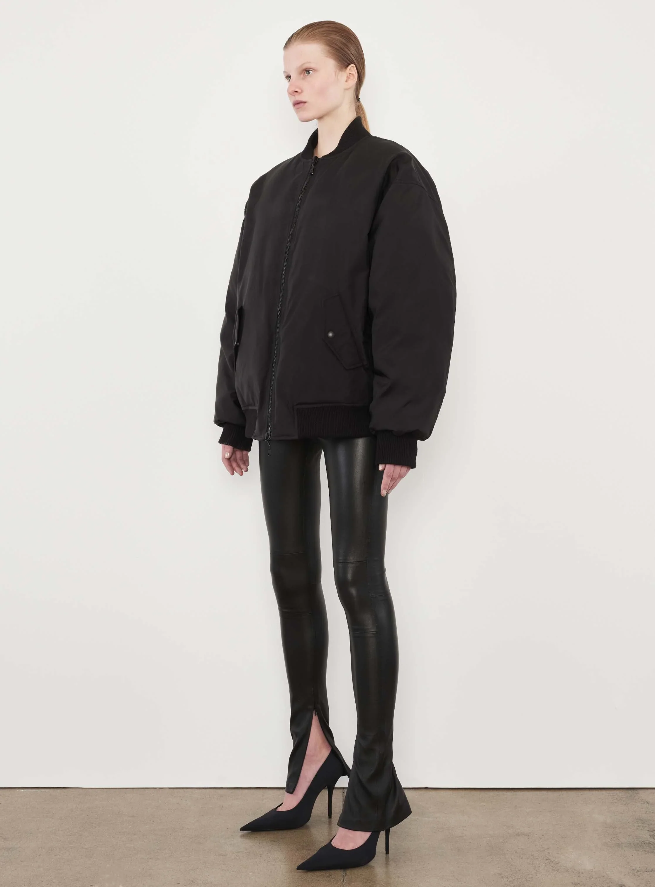 Reversible Bomber Jacket Black (Final Sale) - Image 2