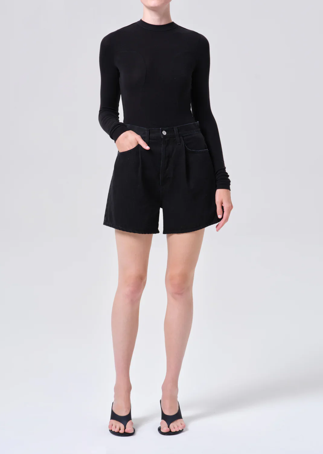 Rhoda Pleated A-Line Short Holt - Image 2