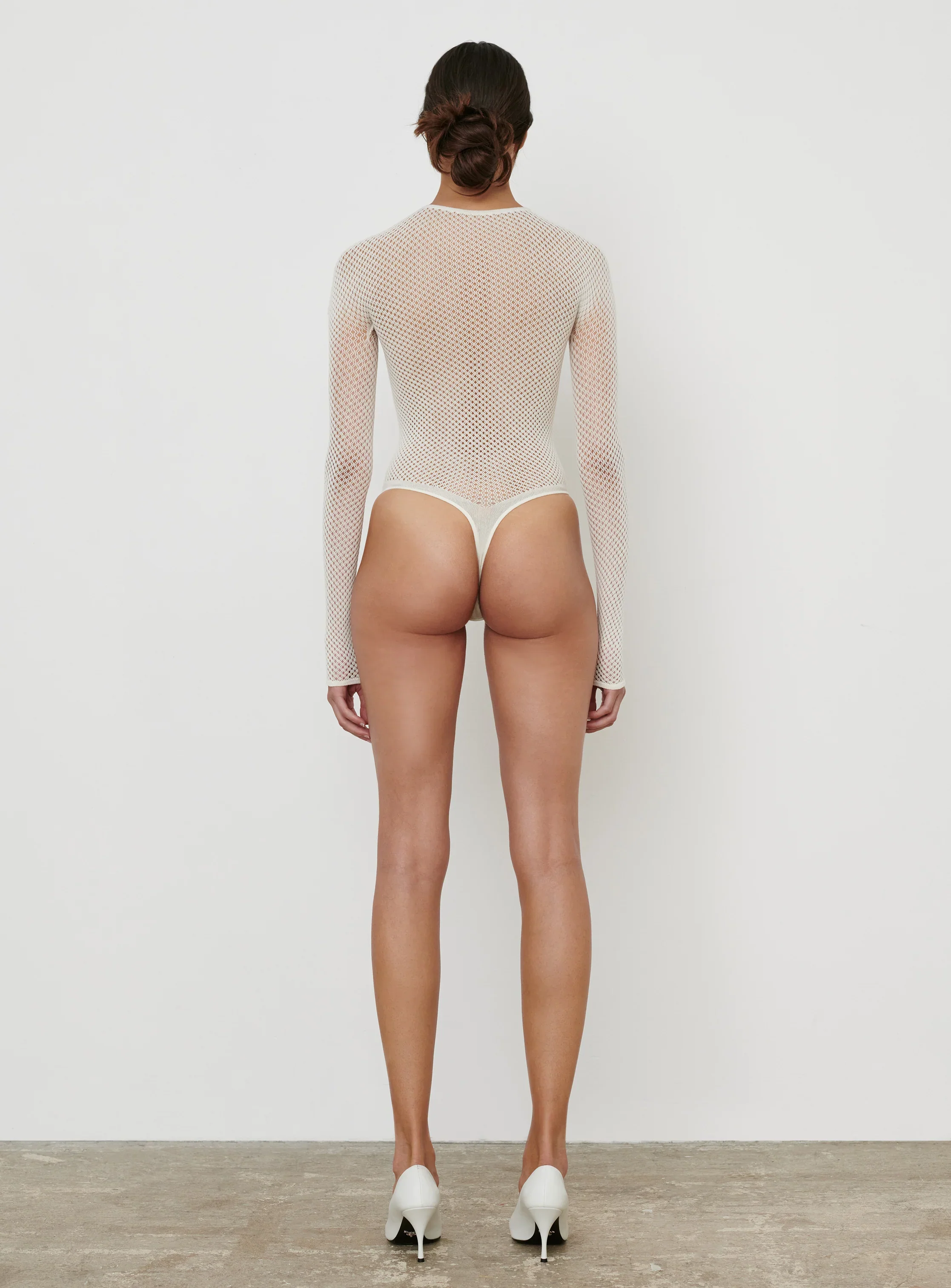 RHW web Bodysuit Ivory - Image 2