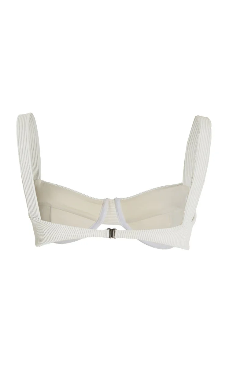 Ribbed Crepe Band Vintage Top (Final Sale) - Image 3