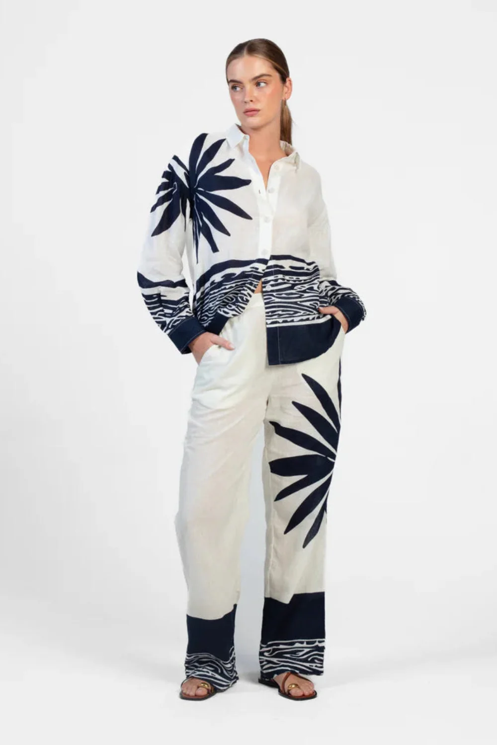 Rina Top Maja Navy - Image 2