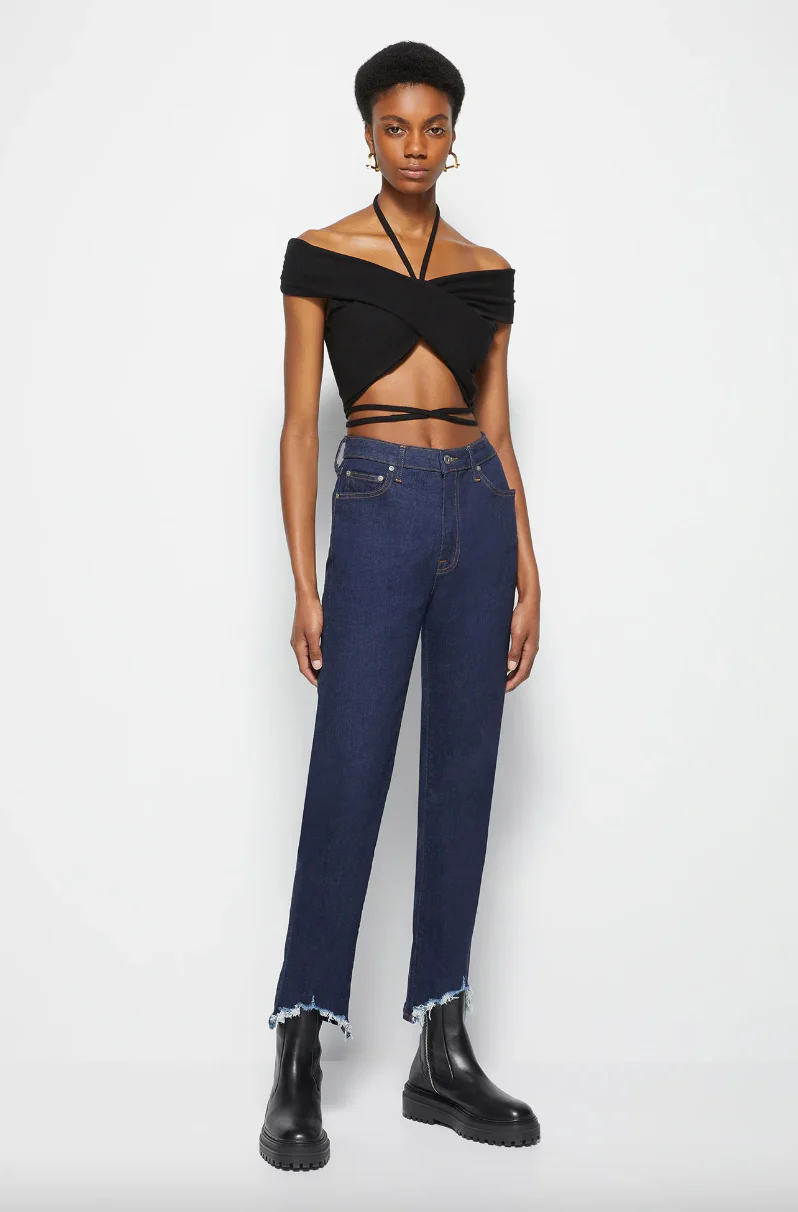 River High Rise Straight Denim - Image 9
