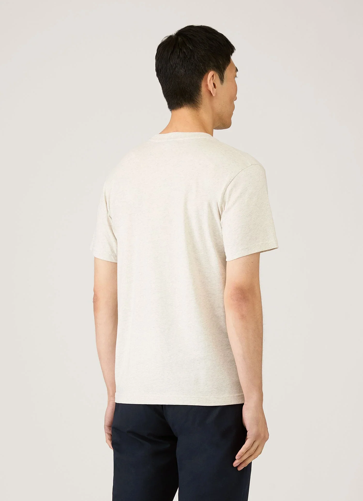 Riviera Midweight T‑shirt Archive White Melange - Image 3