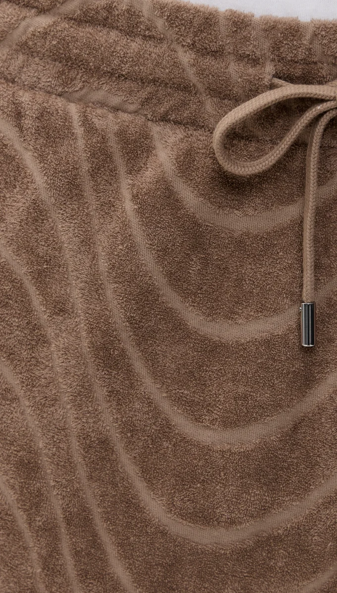 Augusto Cotton Blend Fibra Jacquard Short - Image 5