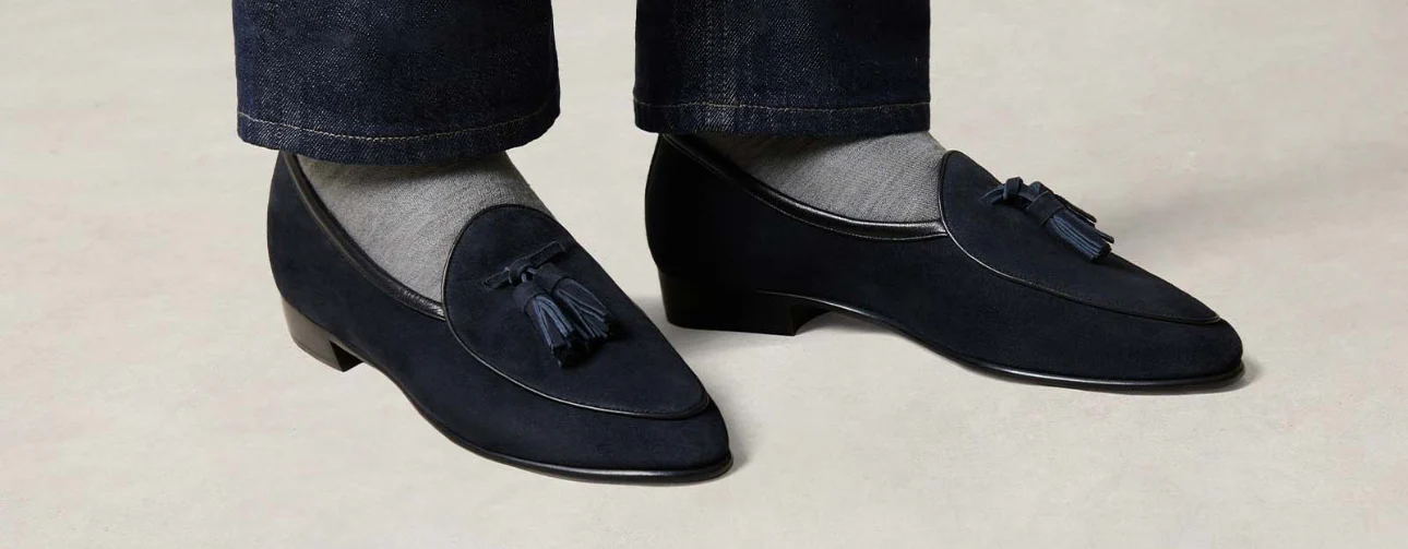 Sagan classic Tassels (unlined) Midnight Navy - Image 2