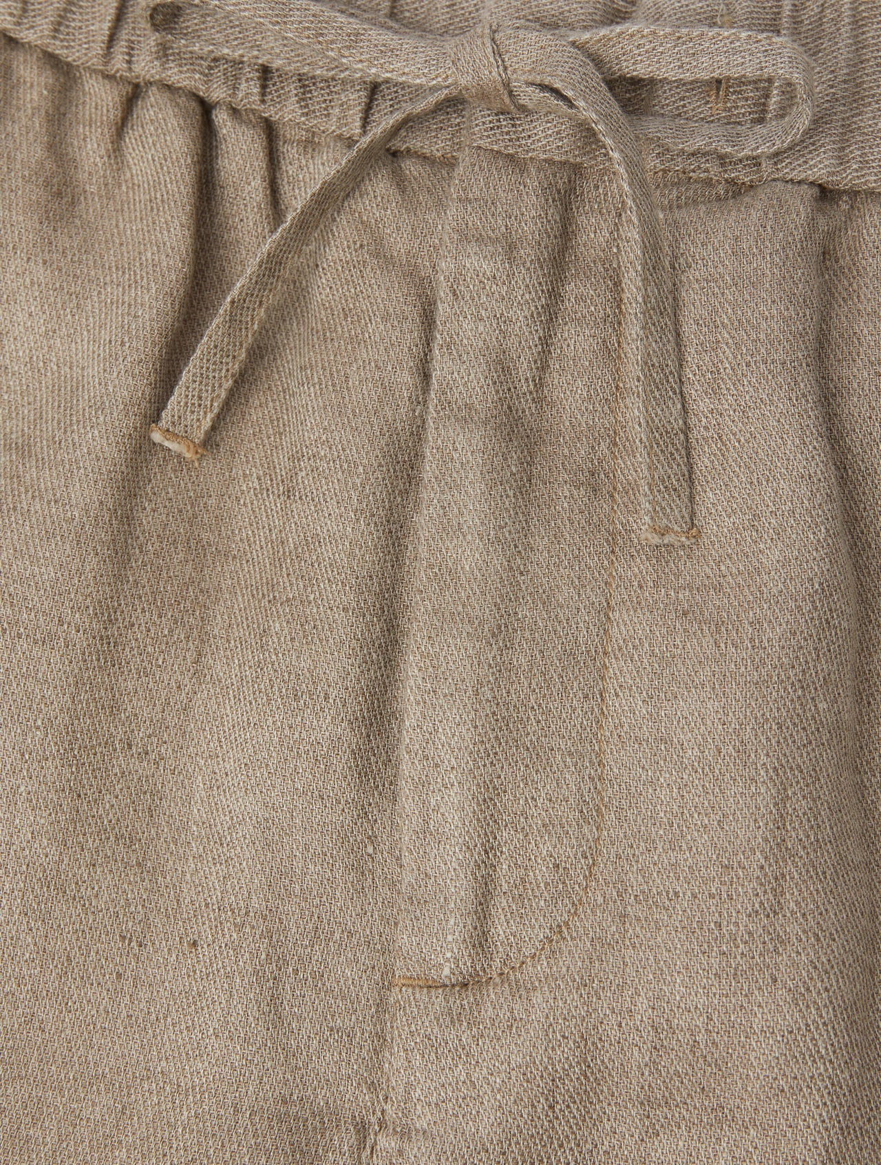 Felipe Linen Shorts Khaki - Image 2