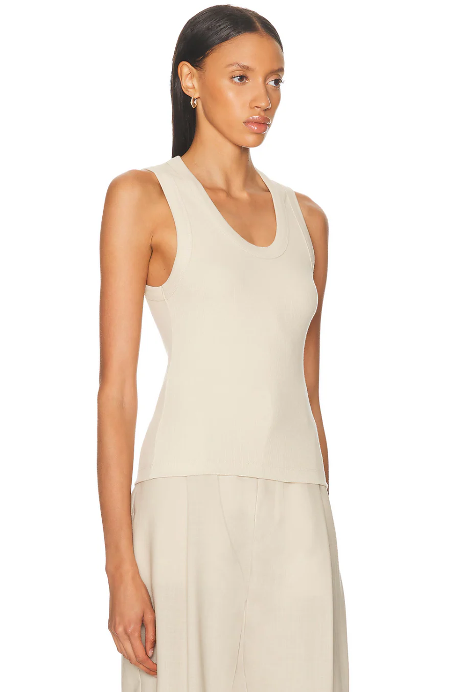 Scoop Neck Tank Sand - Image 3