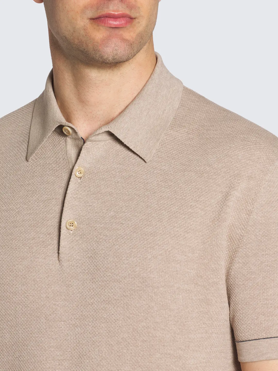 Sea Island Pique Cotton Polo - Image 3