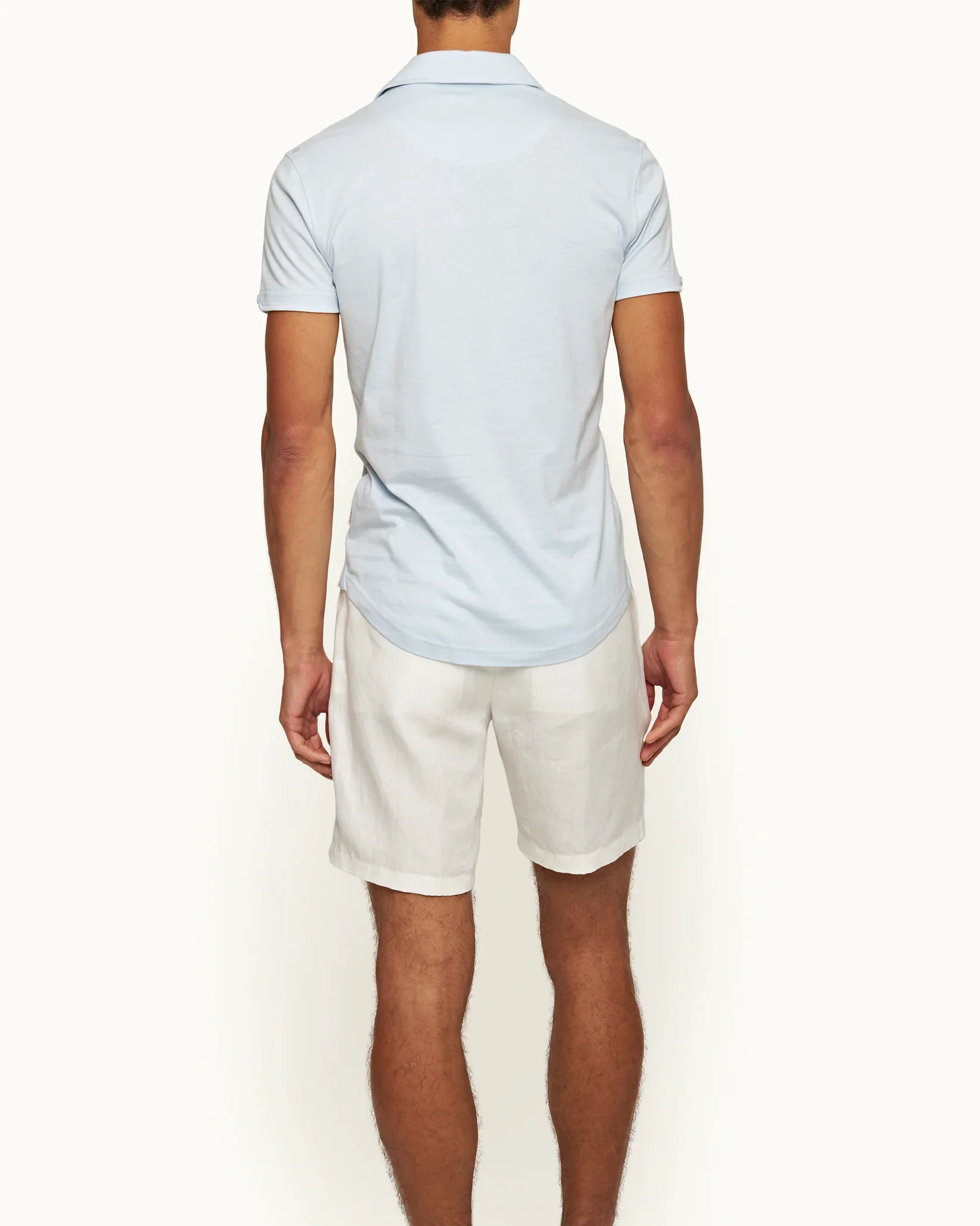 Sebastian Cotton Polo Springwater Blue (Final Sale) - Image 2