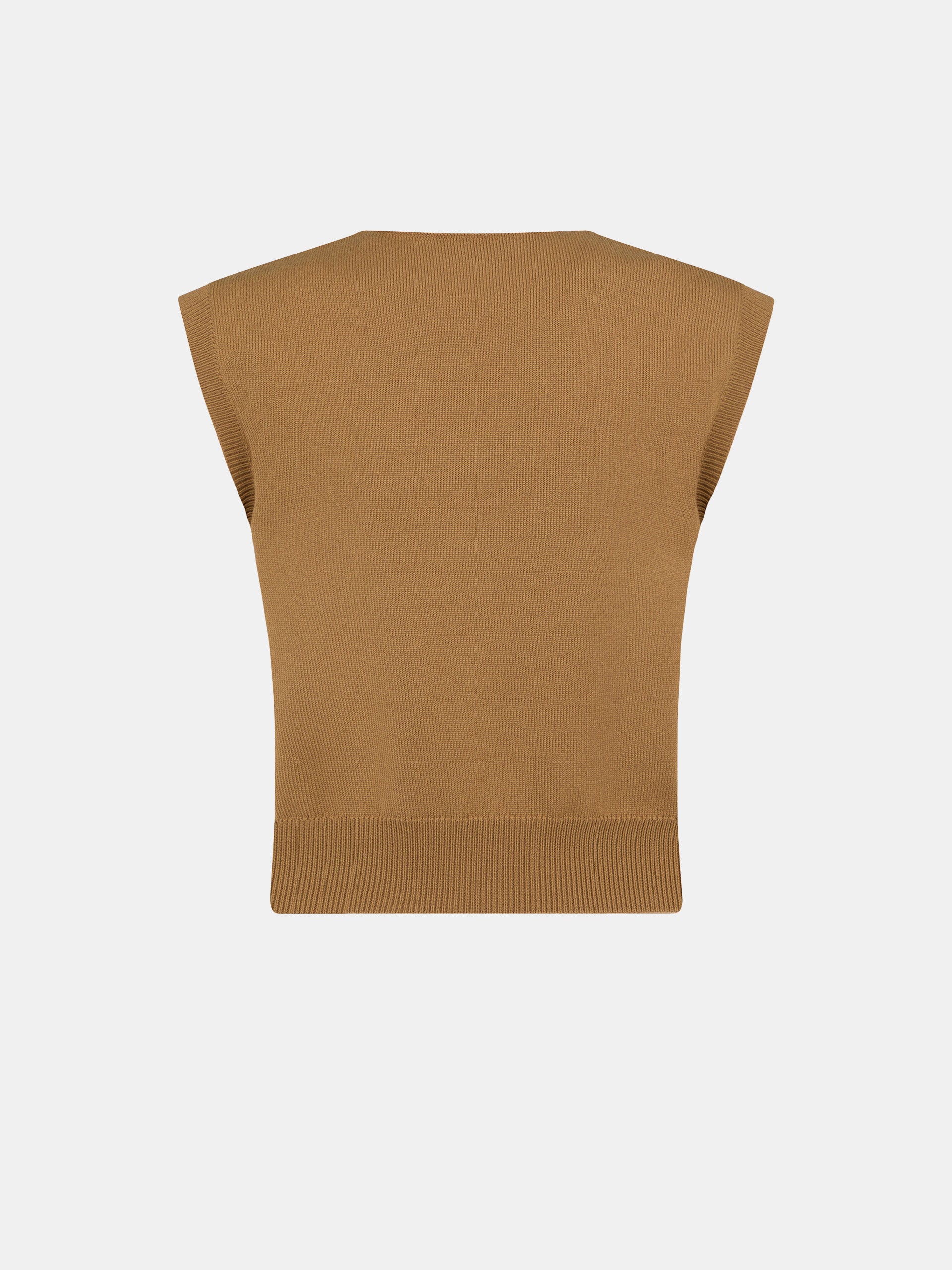 Sebright Vest Gilet - Camel (Final Sale) - Image 4
