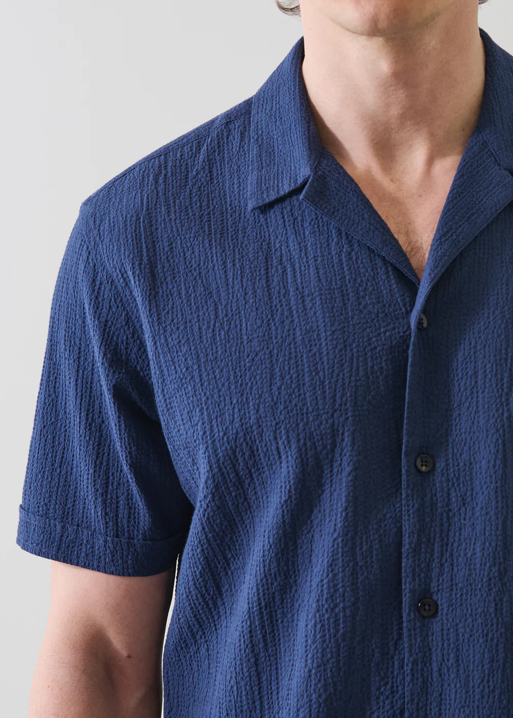 Seersucker Cotton Stretch Shirt - Image 3