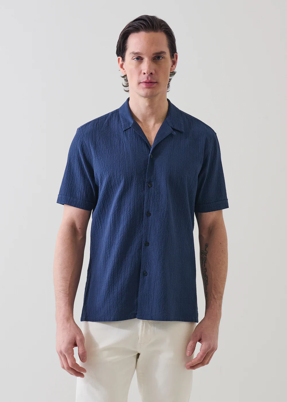 Seersucker Cotton Stretch Shirt - Image 4