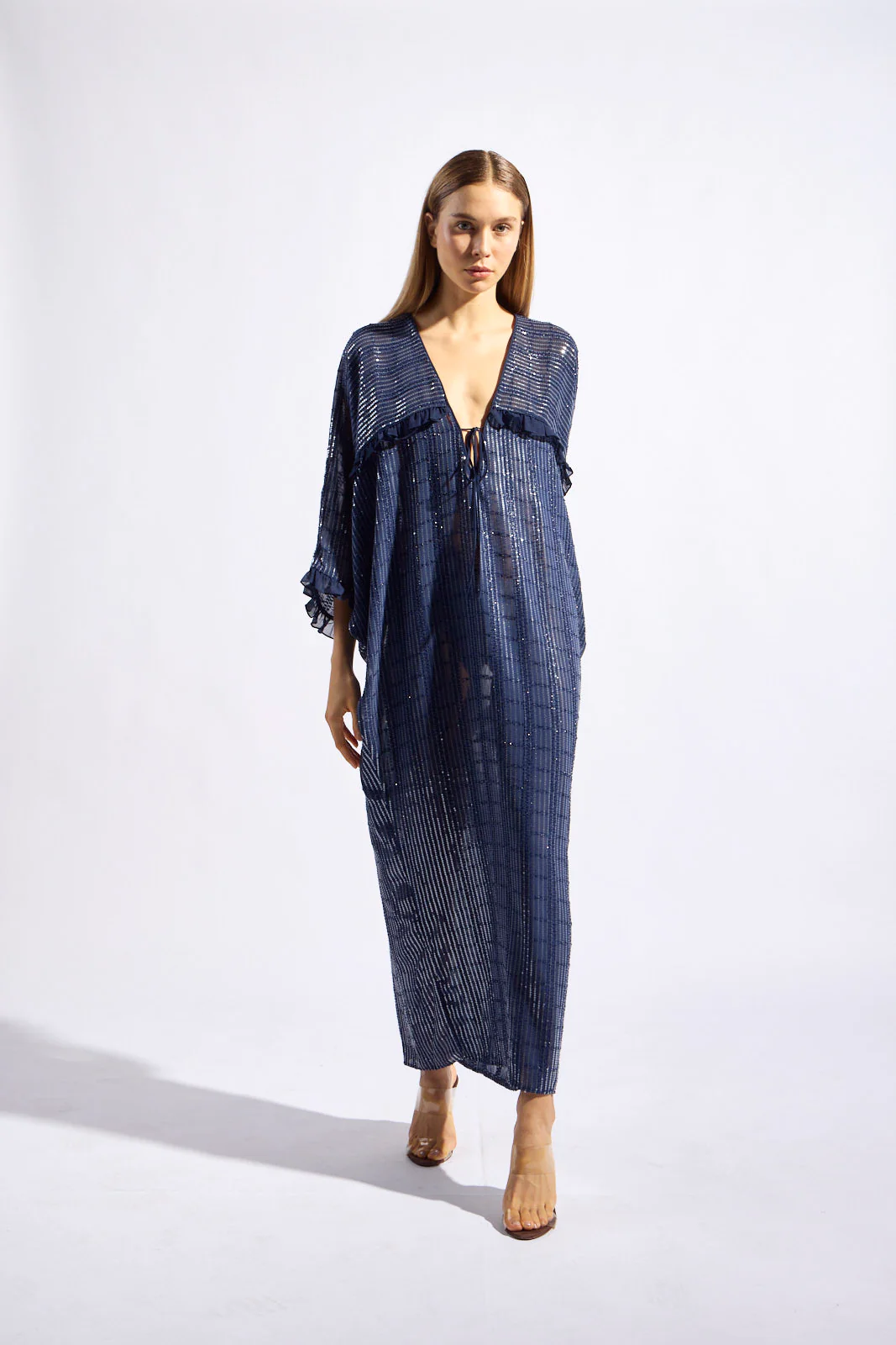 Sequin Maxi Kaftan - Image 2