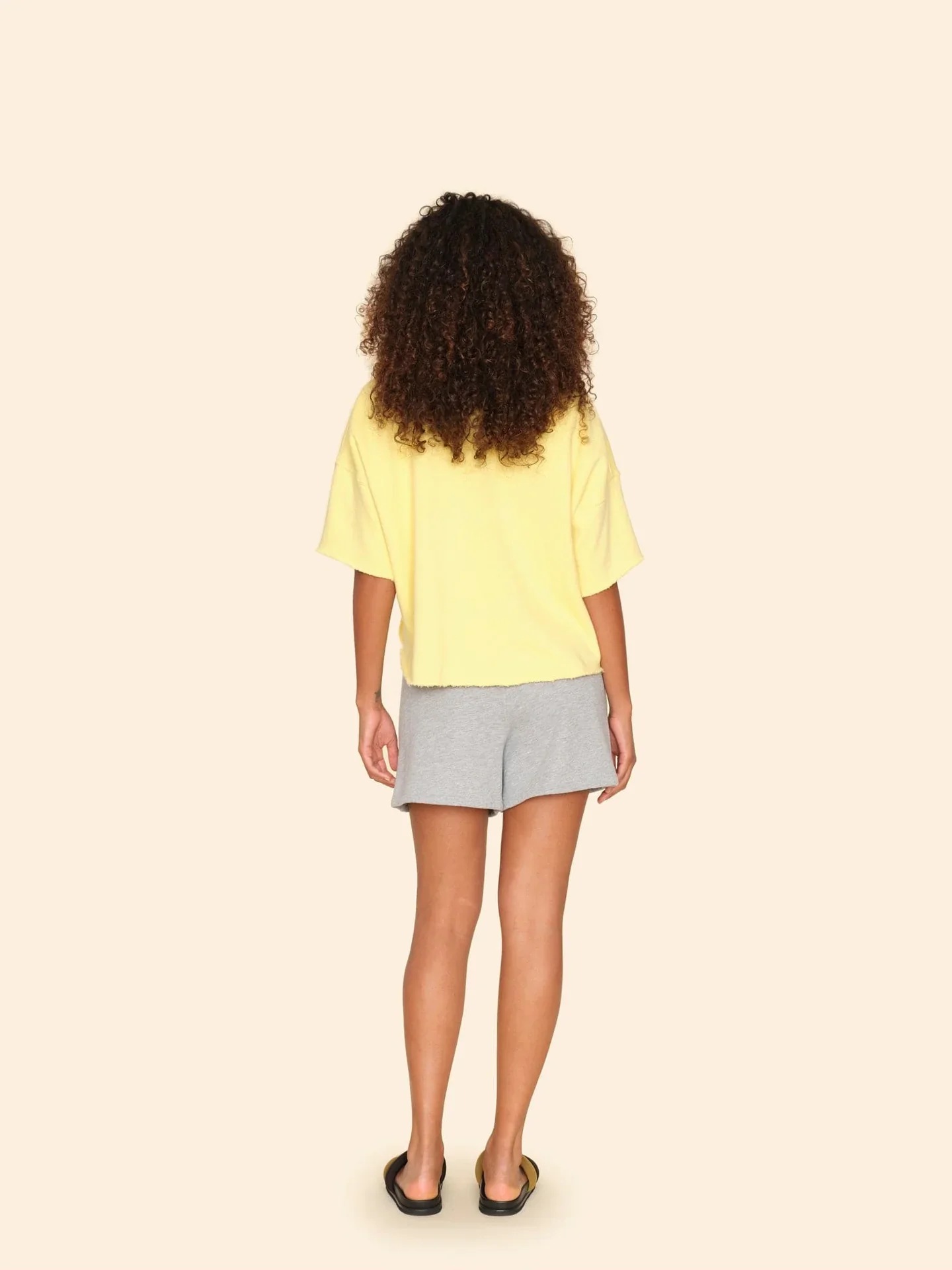 Shayne Sweatshort Heather Grey (Final Sale) - Image 3
