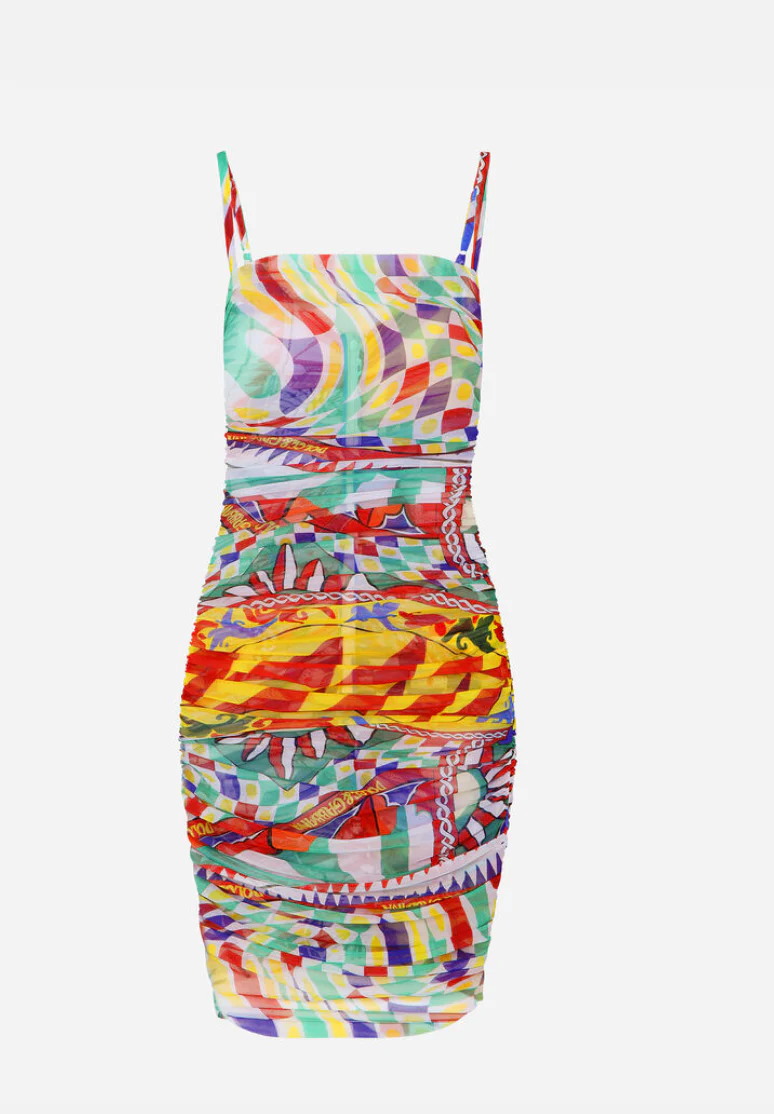 Short Draped Tulle Dress (Final Sale) - Image 3