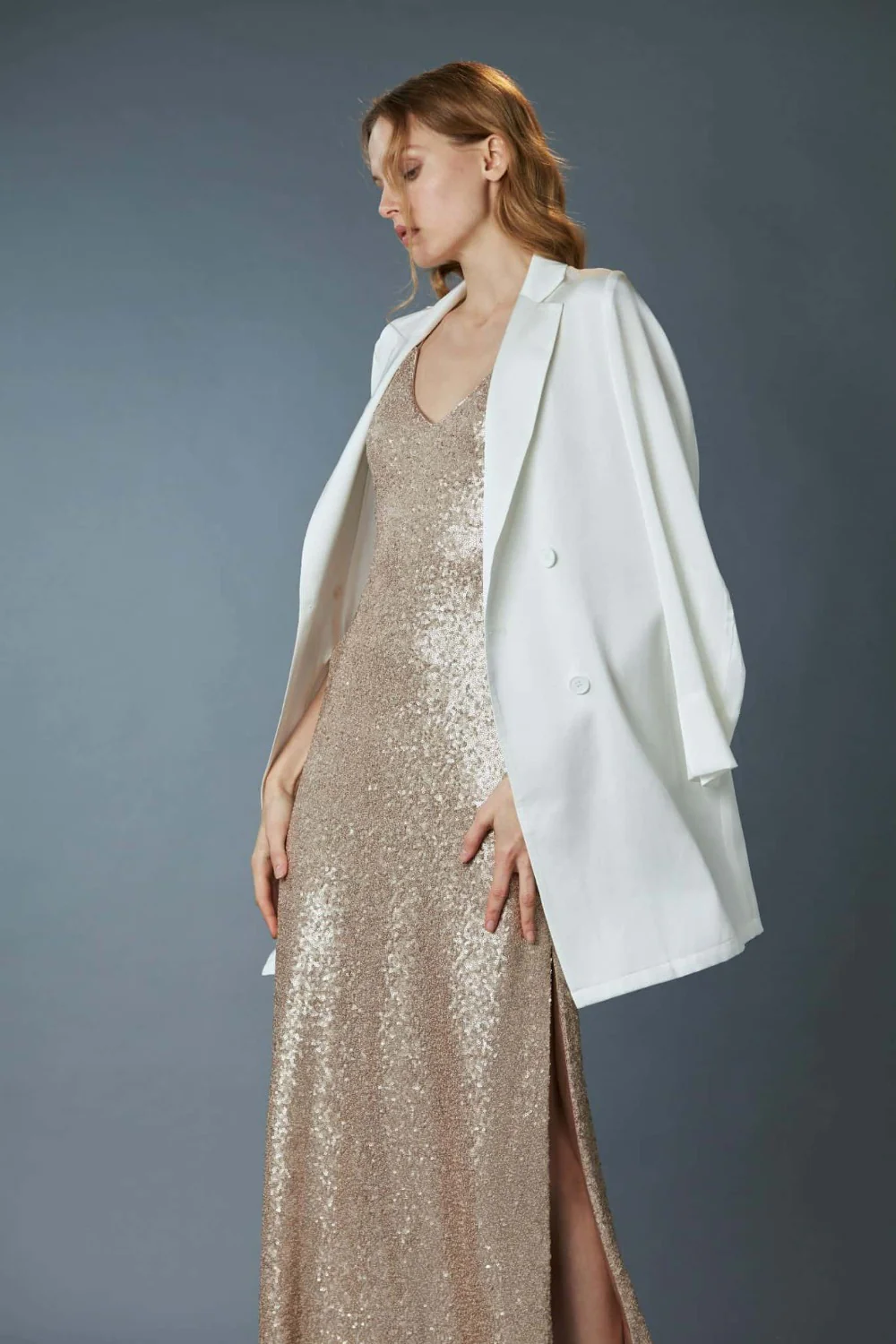 Silk Suit Jacket - Image 2