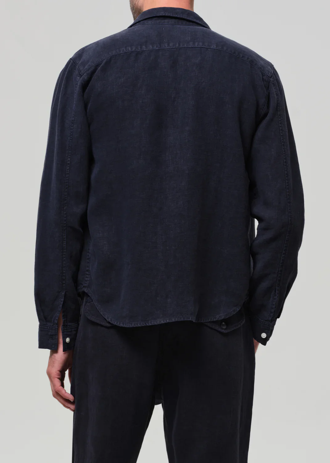 Single Pocket Linen Workshirt - Image 4