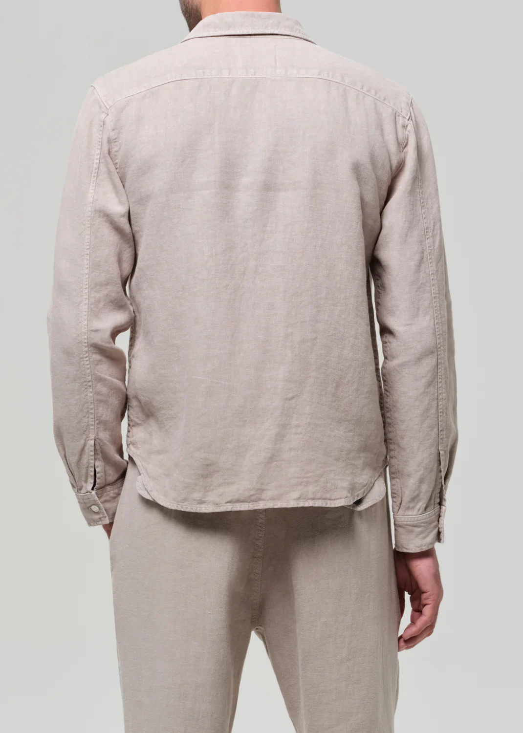 Single Pocket Linen Workshirt - Image 6