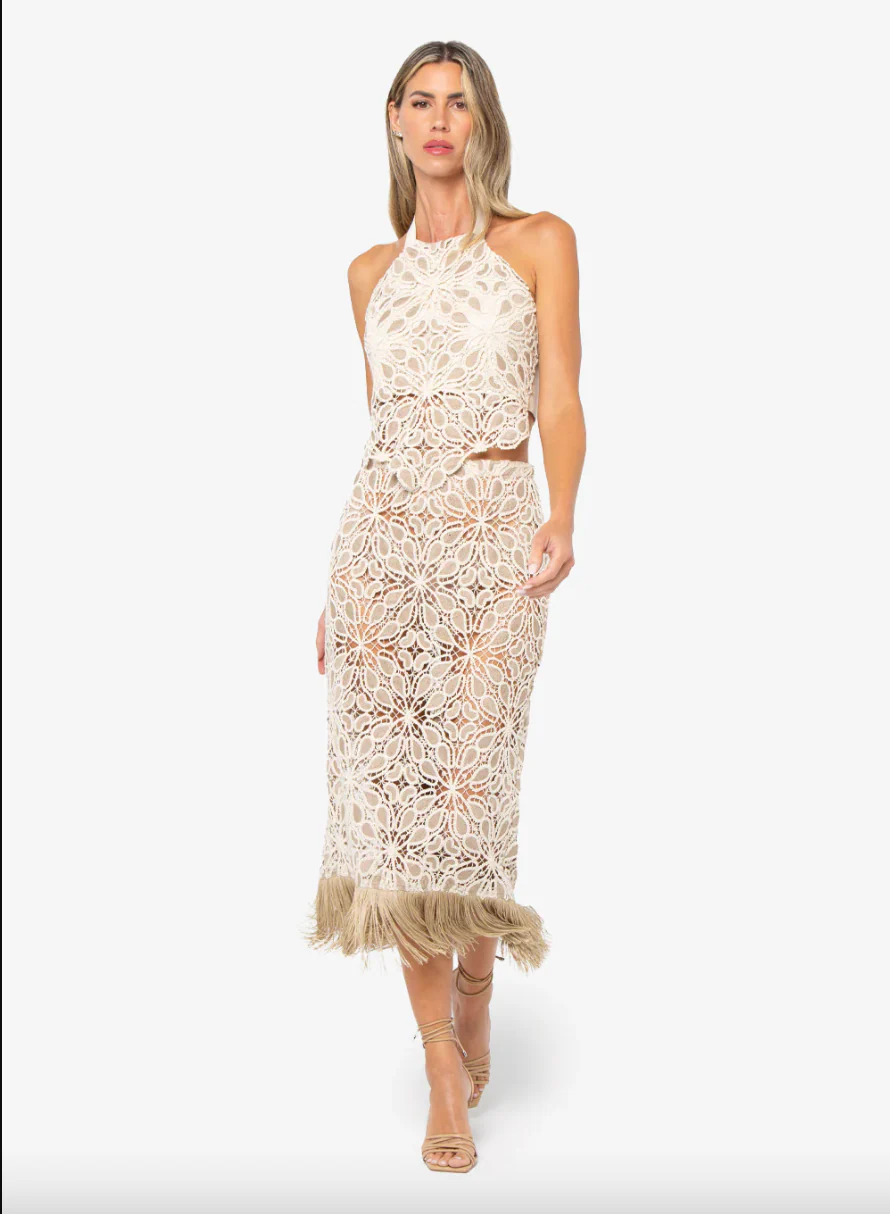 Siri Lace Macrame Top (Final Sale) - Image 3