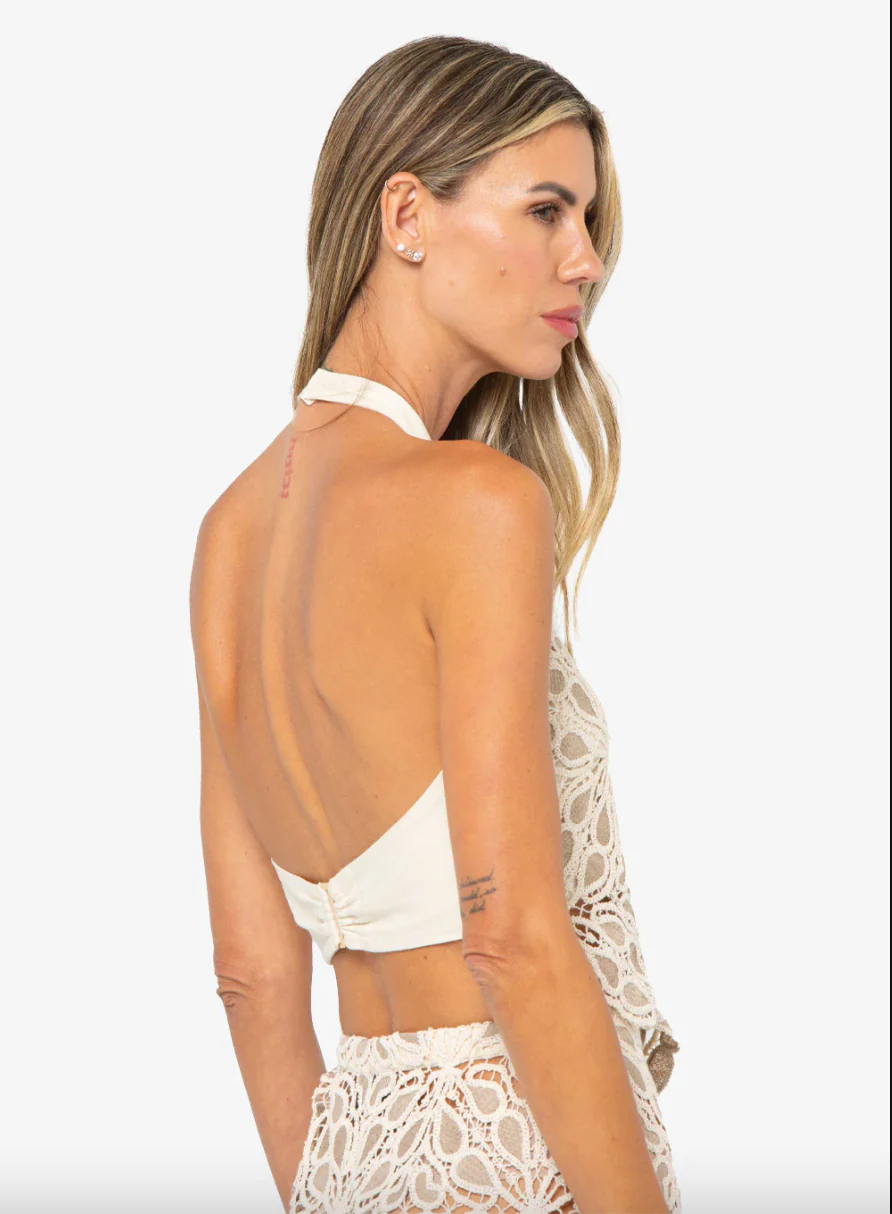 Siri Lace Macrame Top (Final Sale) - Image 4