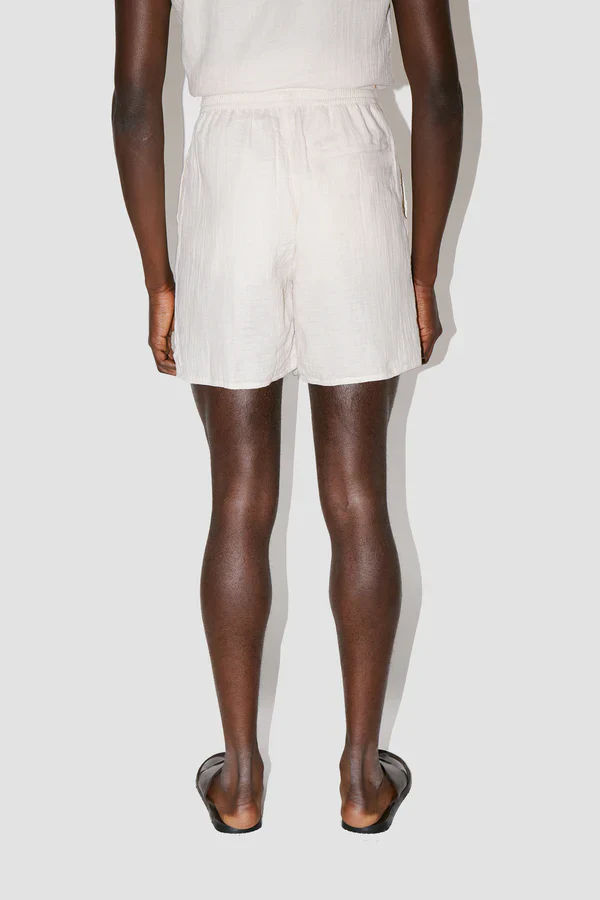 Smooth Lounge Shorts Angel Weave Ivory - Image 3