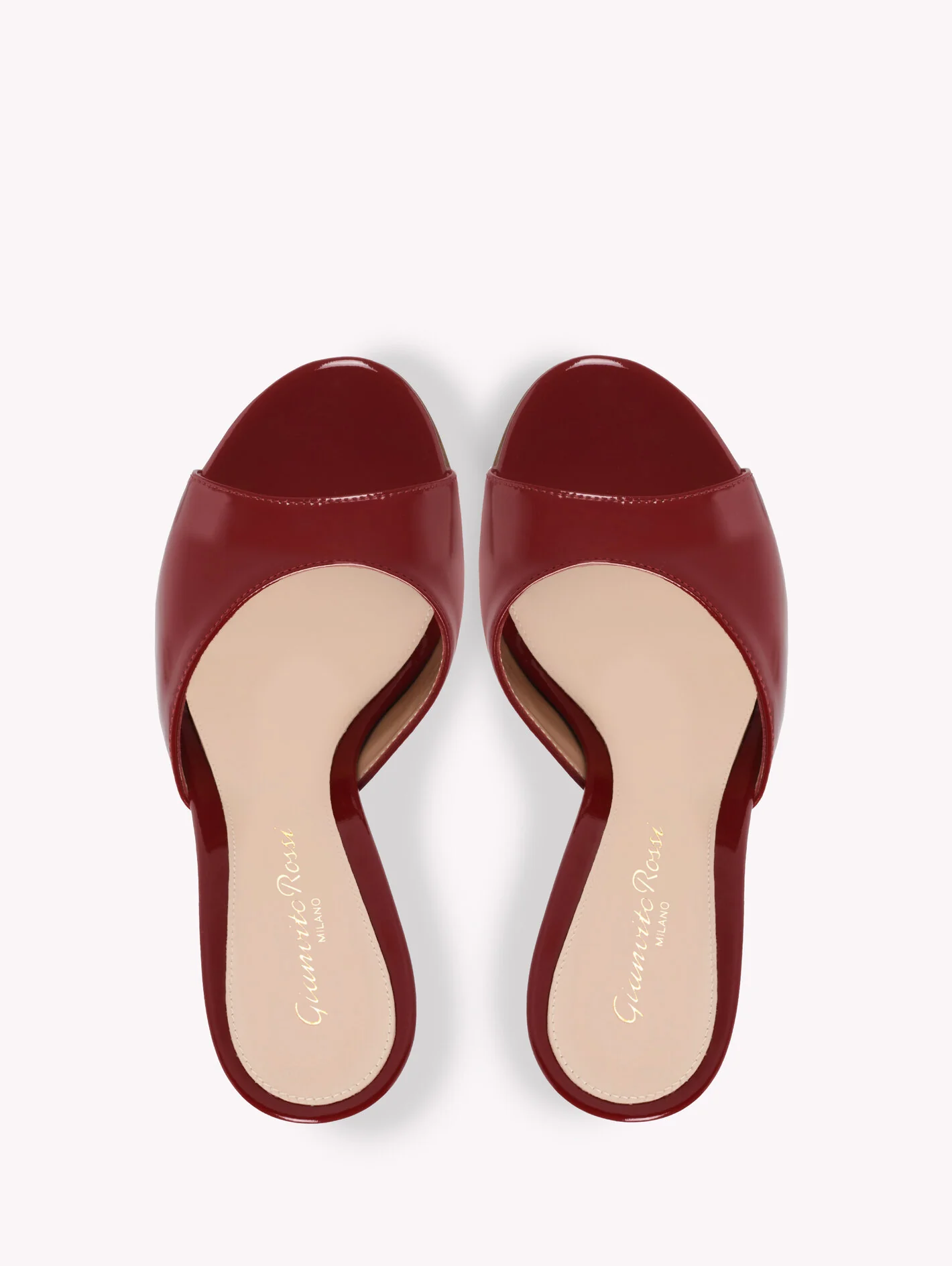 Sofia Mules 95 Red Glossy - Image 3