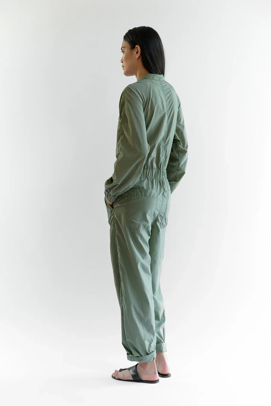 Sofiya Japanese Eco Nylon Bomber Jacket - Image 3