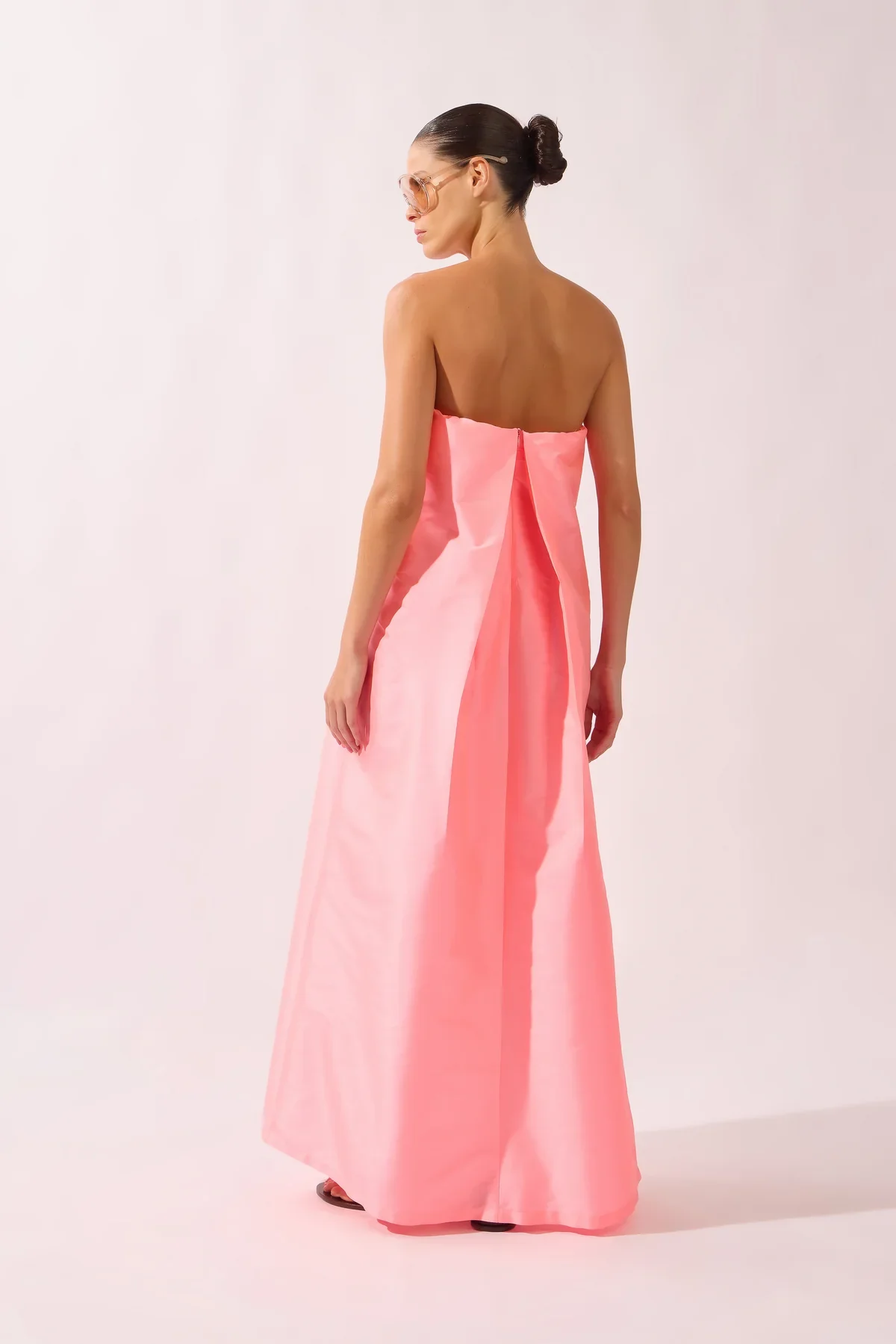 SOLID VOLUMINOUS MAXI DRESS - Image 3