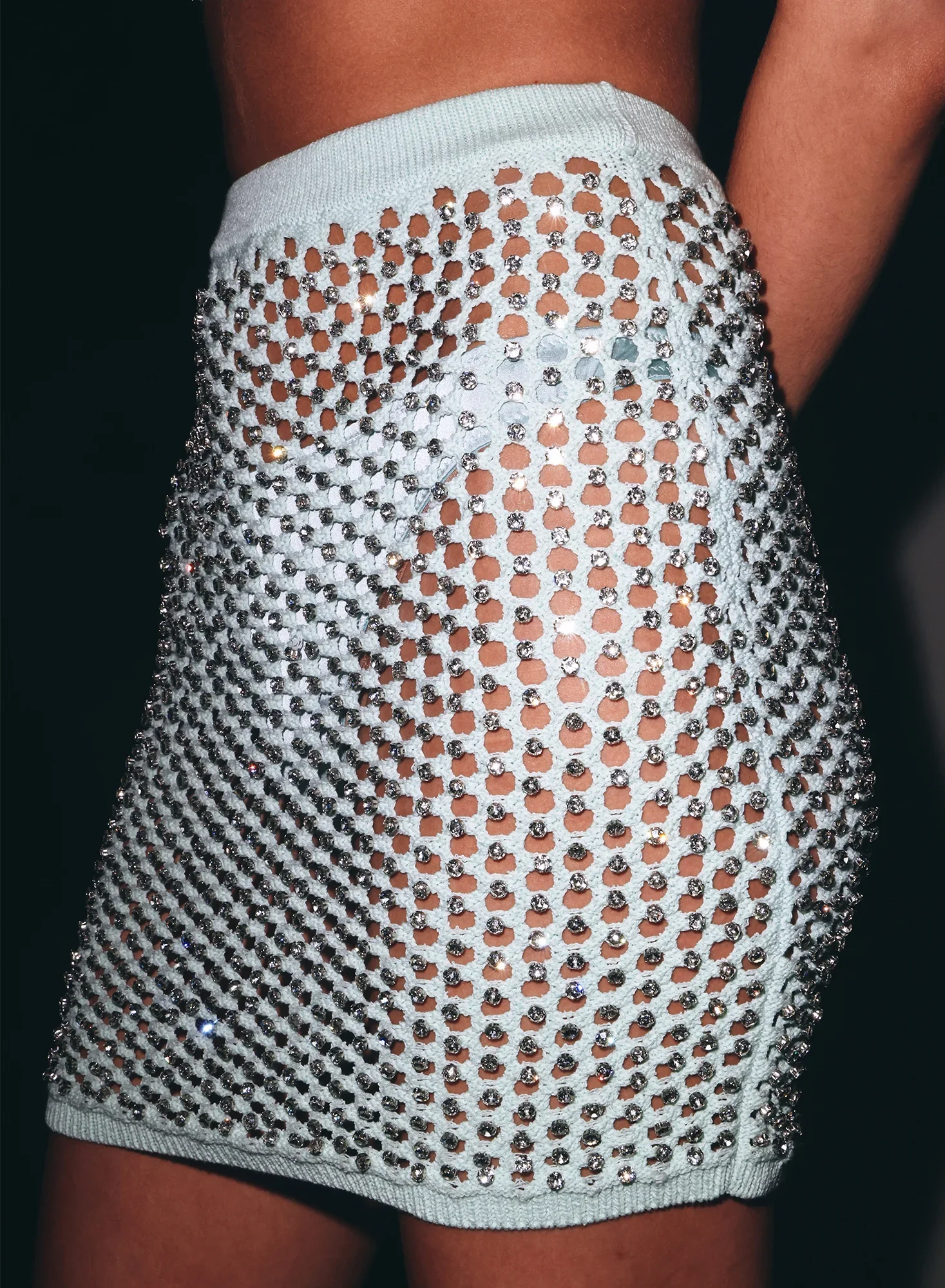 Spotlight Mini Skirt Mint - Image 3