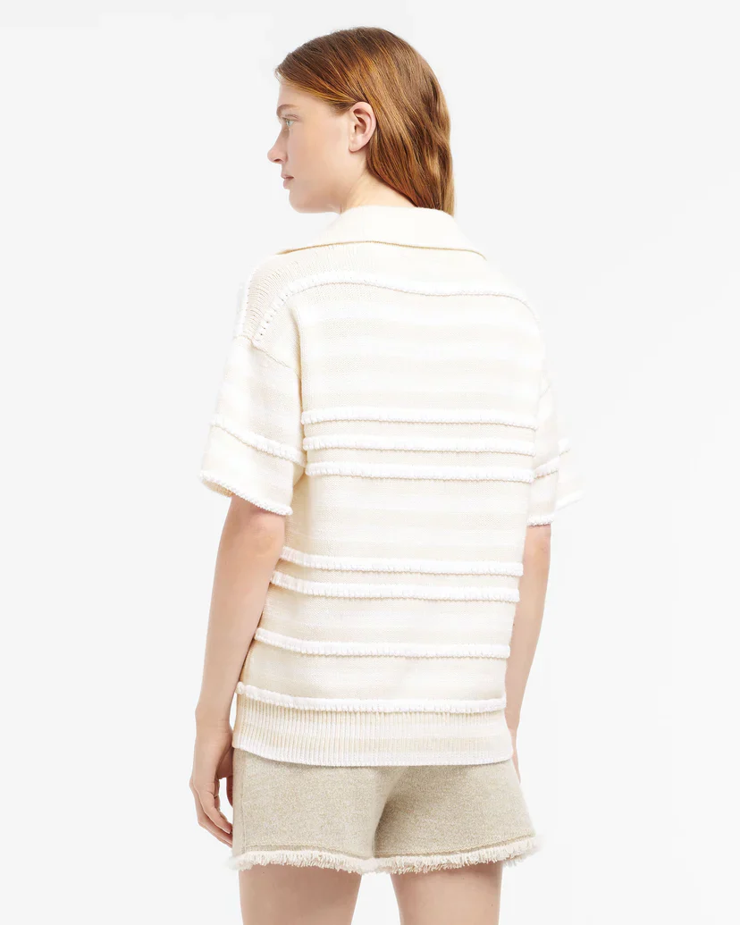 SS Polo Pullover Ripple Stripe (Final Sale) - Image 2