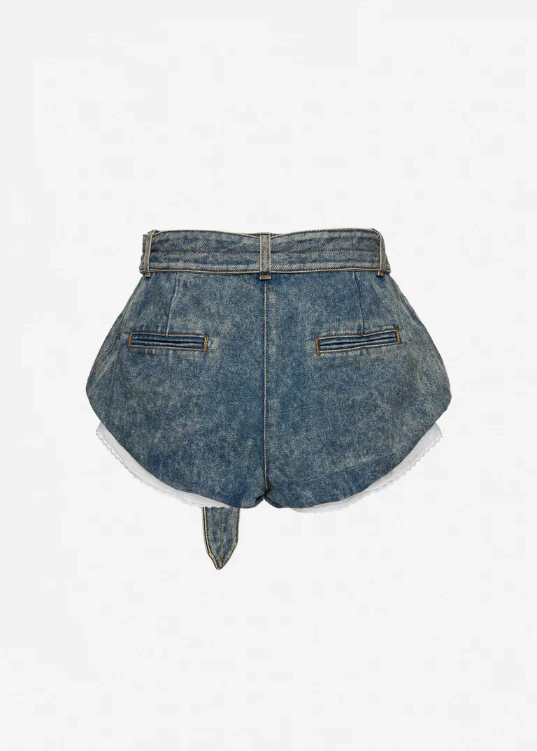 SS26 Denim 16 Shorts VNTG Blue - Image 2