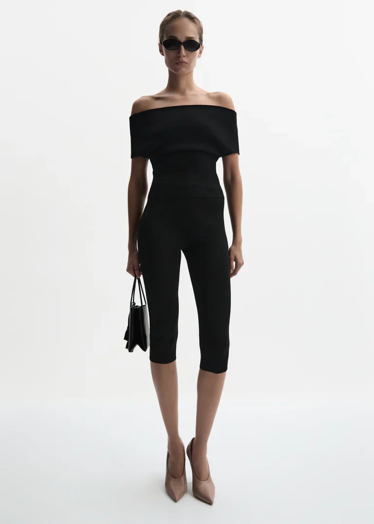SS26 Knitwear 10 Top Black - Image 2