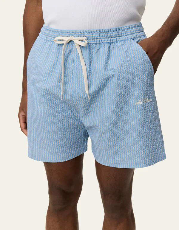 Stan Stripe Seersucker Swim Shorts Allure - Image 3