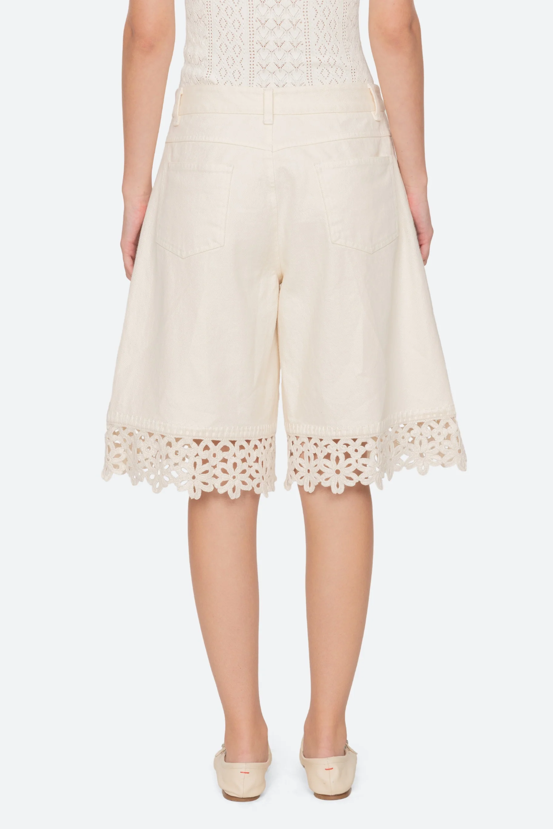 STASIA DENIM JEAN CAPRIS CREAM - Image 7