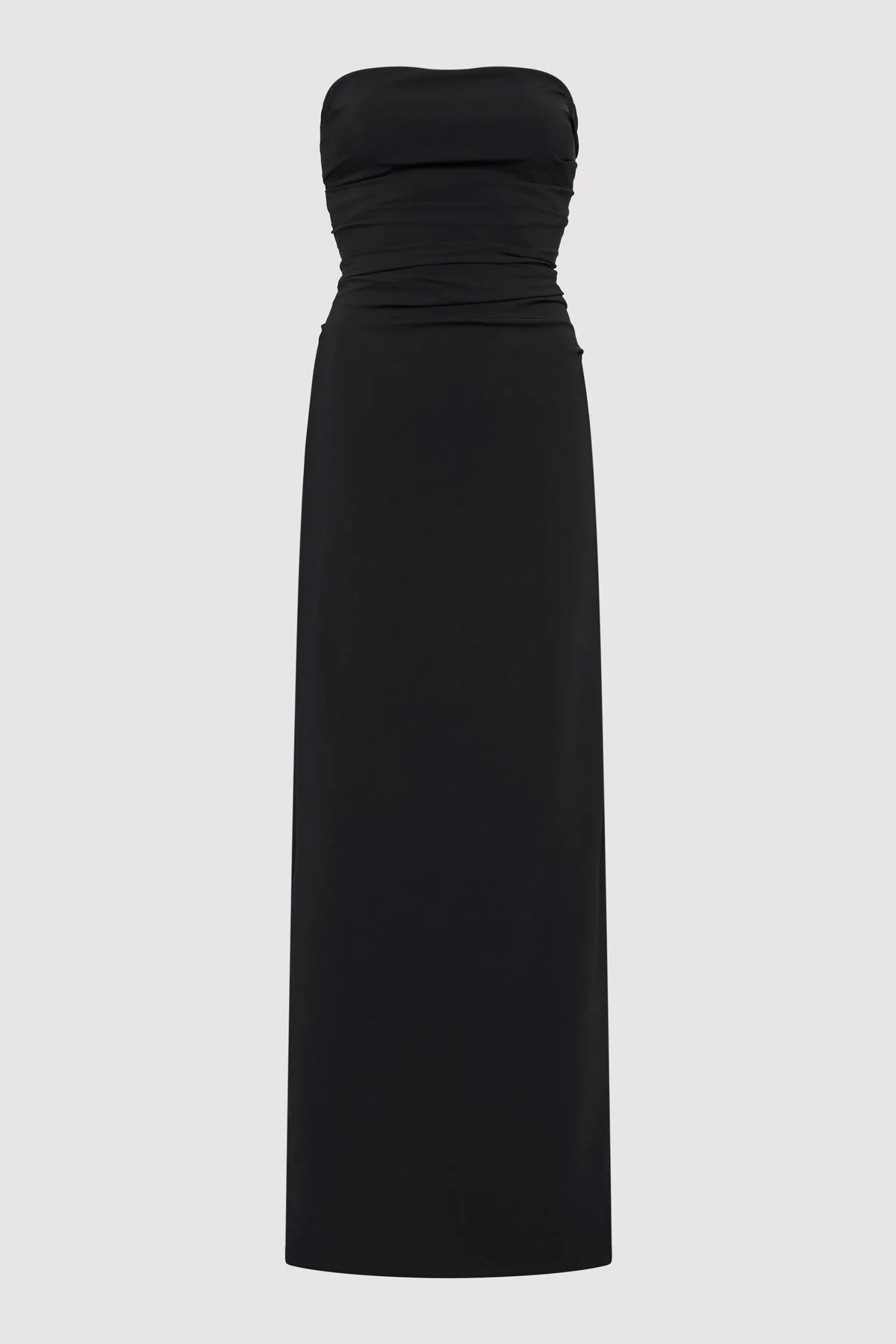 Strapless Tie Back Dress Black - Image 4