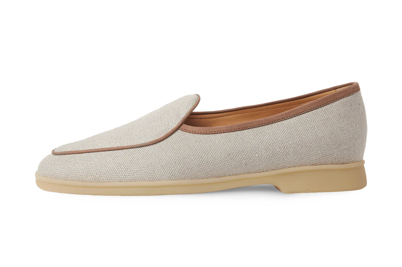 Stride (Natural Sole)Vachette Linen - Image 2
