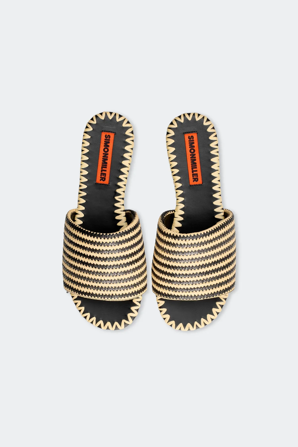 Stripe Raffia Salerno Sandal - Image 2