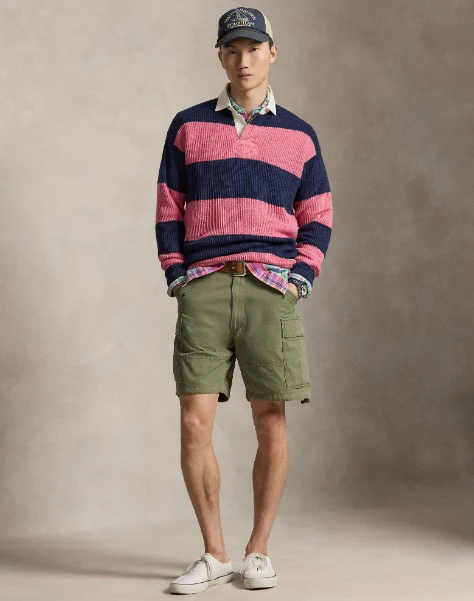 Striped Linen-Cotton Rugby Sweater - Image 2