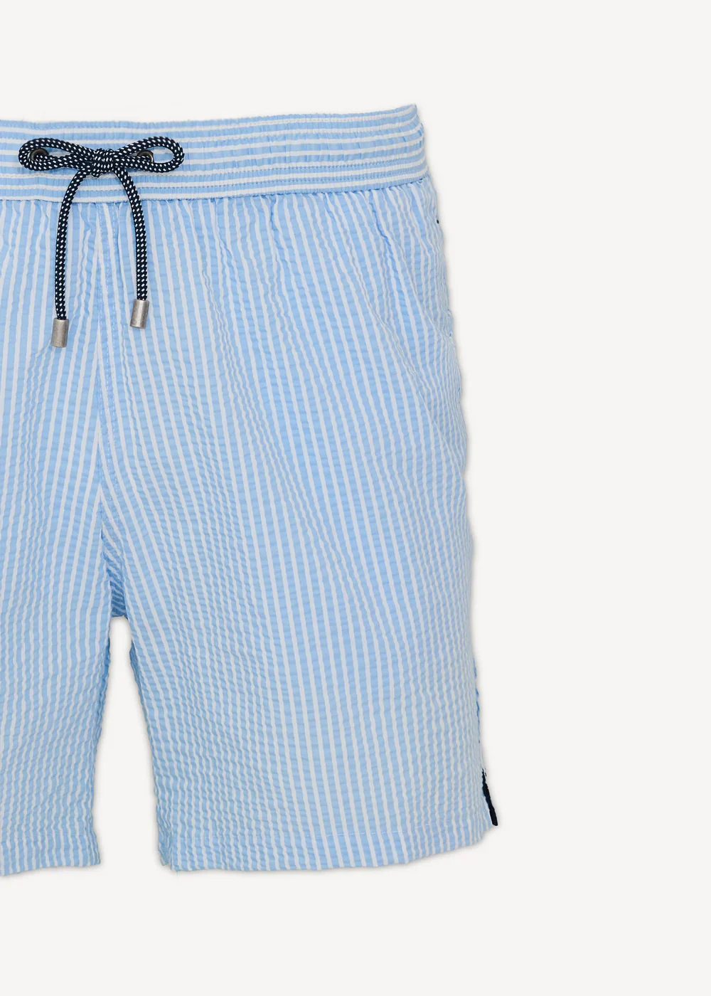 Striped Seersucker Swim Short - Image 3
