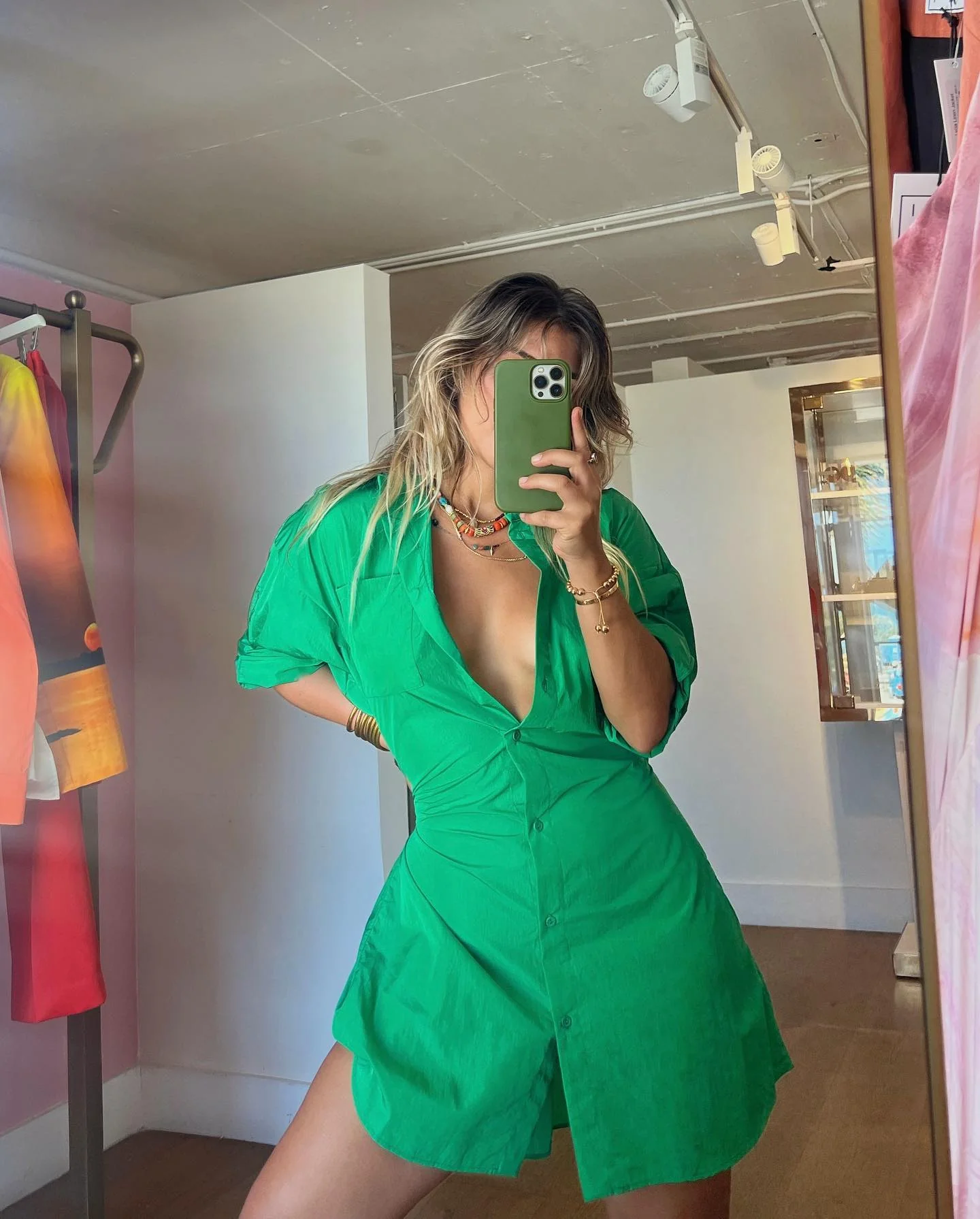 Taffeta Short Dress (Final Sale) - Image 2